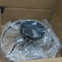 kejector Low Profile Ceiling Fan with Light,20 Inch Fandelier Ceiling Fans with Lights and Remote App Control,360Oscillation Bladeless Flush Mount LED Fan Light for Bedroom Living Dining Room