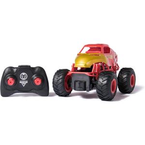 Monster Jam, Marvel Iron Man RC Monster Truck, 1:24 Scale, Kids Toys for Boys and Girls Ages 4 and up