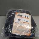 Window Insulation Kit for Winter 75"x79" Cold Weather Thermal Curtain with Heavy Cotton, Insulated Window Cover for Winter & Windows Draft Blocker for Winterizing Windows in Home RV Basement–Black