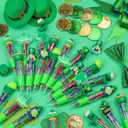 CZWZ 30Pcs Mini Multicolor Pens in One 4-in-1 Cute Pens Bulk, Ballpoint Pen for Birthdays and Parties, Fun Gifts Assorted Ink Kawaii Pen(St Patricks Day)