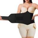 YERKOAD 360 Lipo Foam Ab Board Post Surgery Liposuction Abdominal Compression Boards Tummy Tuck Recovery Waist Cincher, Medium