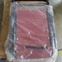 Outdoor Zero Gravity Lounge Chair with Pillow & Utility Tray, Folding Patio Lawn Beach Recliner (Wine)