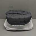 YnM 15lbs Weighted Blanket for Adults, Heavy Bed Throw Blanket with Cooling Glass Beads for All Season Use, Ideal for ~90lbs (48x72 Inches, Twin/Full, Dark Grey)