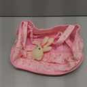 Baby Doll Cradle Bassinet Portable Doll Carrier Carry Bag Doll,Baby Doll Accessories Playset,Soft Pillow Quilt Bear,for 8-9-10-11-12 Inch Smaller Alive Baby Doll,Pretend Play Toy (Heart Pattern)