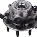 MACEL 515058 Front 4WD Wheel Bearing Hub Assembly Compatible with Chevy Silverado Suburban Avalanche 1500 2500 3500 HD, GMC Sierra 1500 2500 3500, Yukon XL 2500,Hummer H2, 8 Lugs