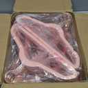 HOUSE DAY Velvet Kids Hangers 60 Pack, Premium Childrens Hangers for Closet, Ultra Thin Cute Clothes Hanger, Non Slip Small Felt Hanger 14 Inch for Kids Clothes, Blush Pink