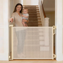 Retractable Baby Gate for Stairs & Doorways, Dog Pet Gate