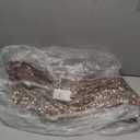 MORGAN AND CO. Women's Mocha Sequin Halter Gown - Elegant Open Back & Thigh Slit Prom & Formal Dress 7