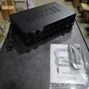 Donner Stereo Receivers Home Audio Amplifier, Premium 1000W Peak Power 4 Channel Amplifier with Bluetooth 5.0, USB, FM, 2 Mic-in, Echo, RCA, Optical/Coaxial Input for Home, Karaoke, Theater Speakers