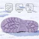 shoeslocker Girls Boys Waterproof Winter Snow Boots with Faux Fur Lining