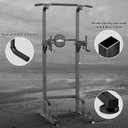 RELIFE REBUILD YOUR LIFE Power Tower Pull Up Bar Station Workout Dip Station for Home Gym Strength Training Fitness Equipment