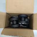 1 Pair Luggage Suitcase Wheels, Trunk Wheels, Luggage Wheel Spare Part Universal Wheel Replacement Luggage Suitcase Wheels for Luggage Suitcase Trolley, Mute Double Row Wheels (defult)