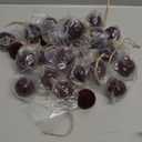 JOIEDOMI 24 Pcs Burgundy Red Christmas Balls Ornaments Set, 2.36" Christmas Tree Ornaments Shatterproof, Xmas Balls Hanging Decorations for Tree Wreath Garland Holiday Wedding Indoor Party Decor