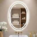 Oval LED Mirror for Bathroom,20x28 Lighted Vanity Mirror with Lights