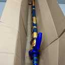 otaku gear 37 Inch Heroic Master Foam Sword with Plastic Scabbard Prop for Cosplay LARP Halloween Costume and Display