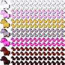 Shappy 80 Pcs Mini Horse Figures Resin Horse Foal Models Miniature Animals Figurines Resin Miniature Ornaments Decoration for Garden Accessories Landscape Terrarium Cake DIY(Bright Color)