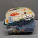 babygoal Reusable Cloth Diapers 6 Pack+6pcs Microfiber Inserts+4pcs Rayon from Bamboo Inserts, One Size Adjustable Washable Pocket Nappy Covers for Baby Boys, Rash-Free