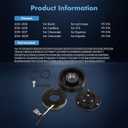 ECCPP A/C Compressor Clutch Fit for Buick LaCrosse for Cadillac XTS 3.6L 2013 2014 2015 2016 Fast Colling AC Clutch