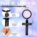 40 Set Man of God Christian Gifts Bulk Father Day Gifts Church Religious Bible Mini Screwdriver Keychain Gift Sets