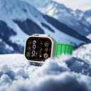Magnetic Link Solo Loop Sport Bands Compatible with Apple Watch Band Ultra 2/Ultra SE Series 9/8/7/6/5/4/3/2/1 Silicone iWatch Band 49mm 45mm 44mm 42mm 41mm 40mm 38mm Women Men