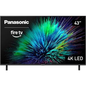 Panasonic W70 Series (2025 Model) 43" LED 4K Ultra HD Smart Fire TV, Press & Ask Alexa, Apple AirPlay, HDR10+, HDMI 2.1, and Bluetooth Support - 43W70BP