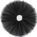 BGFKS 5 Layered Tulle Tutu Skirt for Girls with Hairbow, Ballet Dressing Up Kid Tutu Skirt (Teal)