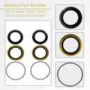 6Pcs Inner Outer Rear Wheel Axle Seal Kit for Toyota 4Runner Pickup T100 Tacoma Tundra Compatible with 90313-48001 90301-88077 90310-50006