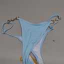 TASHEHE Women's Triangle Thong Bikini Set Sexy String Brazillian Two Piece Swimsuit Cute Bikini Bathing Suit, S