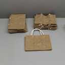 12 Pcs Mini Burlap Tote Bags Reusable Jute Bag Blank Canvas Gifts Bags with Handles for Shopping Wedding Beach DIY