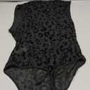 Avidlove Womens Lingerie Camisoles Tanks Mock Neck Sheer Sleeveless Ruched Going Out Bodysuit Tops, Size S