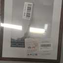 upsimples 11x14 Picture Frame, Display Pictures 8x10 with Mat or 11 x 14 Without, Wall Hanging Photo Frames, Brown, 1 Pack