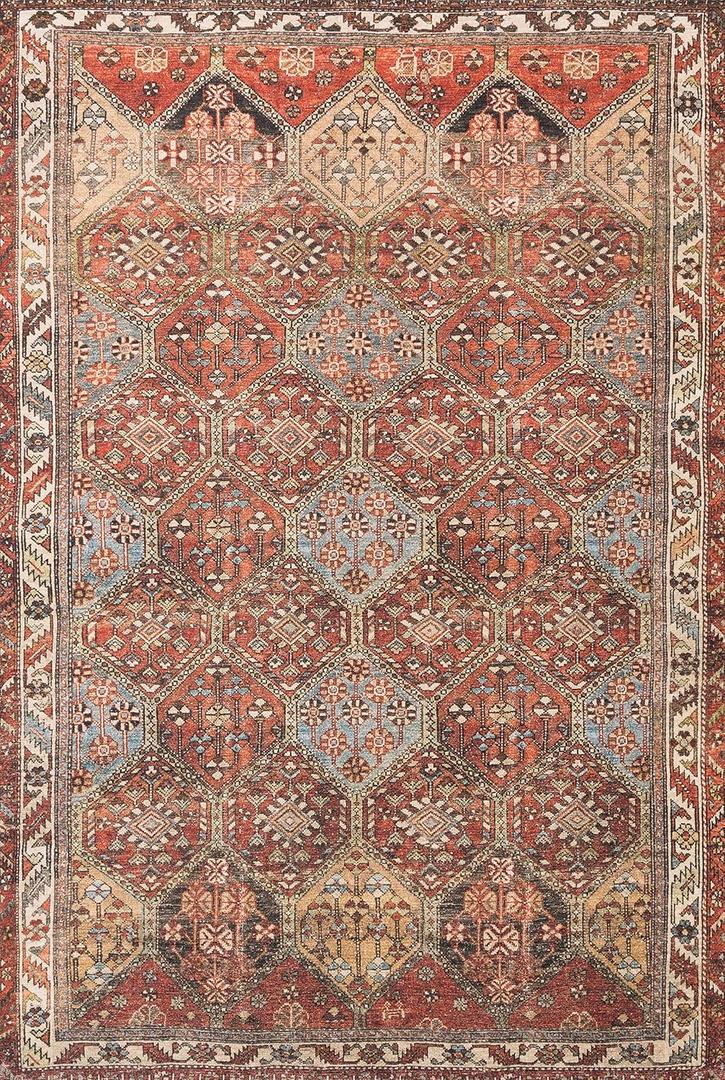 Loloi Loren Collection LQ-16 Spice/Multi 2'-3" x 3'-9" Accent Rug
