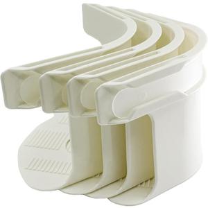 2025 New Bed Sheet Holder with Lock Strips, Heavy Duty Bed Sheet Corner Fastener, Easy Installation for Most Size Mattress, Set of 4, Secure Bed Sheets Firmly in Place (White)