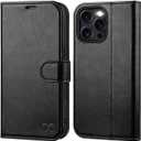 OCASE Compatible with iPhone 16 Pro Max Wallet Case, PU Leather Flip Folio Case with Card Holders RFID Blocking Kickstand [Shockproof TPU Inner Shell] Phone Cover 6.9 Inch 2024, Black