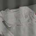 Halloween Clown Costume for Women Tutu Skirt Ruffle Collar Stripes Thin Tube Socks Faux Rabbit Fur Balls Red Latex Balloons (Medium, White)