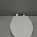 Bemis 7300SLEC Slow Close Toilet Seat, Easy Clean Hinges and Durable Plastic Seat, Made in USA, Elongated, White