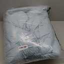 MUXHOMO 7 Pieces Queen Comforter Set, Soft Bed in a Bag Queen Size, All Season Bedding Set with Comforter, Flat Sheet, Fitted Sheet, Pillowcases & Shams, Lake Blue