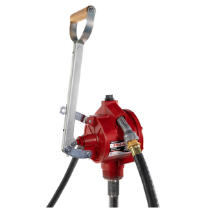 Fill-Rite FR152 Fuel Transfer Piston Hand Pump w/Discharge Hose, Nozzle Spout, & Suction Pipe