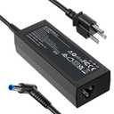 FUNNYERA Compatible with HP Laptop Charger 65W 45W Computer Smart Blue Tip Power Adapter