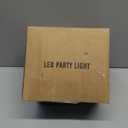 Disco Ball Party Lights Sound Activated Strobe DJ Stage Lighting for Indoor Room Outdoor Dance Floor Parties Birthday Rave Home Karaoke Halloween Christmas Wedding Show Bar Club Decorations (Black)