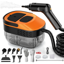 Steam Cleaner for Home & Car2500W Portable Handheld Steamer for Cleaning with 3Level Handle, 15s HeatUp, Large Tank, 16 Accessories  Clean Grease, Grout, Tile, Floor, Couch, Dirt, Furniture