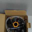 Uniclife Aquarium Volcano Ornament Kit Realistic Resin Volcanic Decoration with Air Stone Bubbler Colorful LED Light Decor for Fish Tank Landscape Addition and Oxygenation (Multicolor)