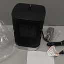 Small Portable Space Heater for Indoor Use - VOCRS 1500W PTC Electric Heater with Thermostat, Remote Control, 12H Timer, Eco and Fan Mode, Rapid and Safe Heating for Bedroom, Office