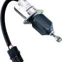 12V Fuel Shut Off Solenoid Fit for Cummins Diesel Engine 5.9L 8.3L Ford Truck F700 F800 Replace 3919422 SA-4026-12