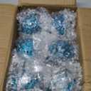 Kesywale 6PCS Decorative Balls Set 2.4 Inches/ 6cm Small Mosaic Spheres Glass Orbs Decorative Balls for Centerpiece Bowls Vases Fillers Dining Coffee Table Wedding Party Decor (Blue)