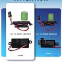 PANNUOSCS Blower Motor Resistor 89019089 Compatible with 1999-2007 Chevy Avalanche Silverado Suburban 1500 2500 3500 GMC Sierra Yukon XL Cadillac Escalade 973-004 22807122 89018597