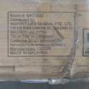 Low Twin Over Twin Size Bed Floor Bunk Bed with Panelled Headboard Footboard, Ladder and Guardrails, Solid Rubber Wood Frame