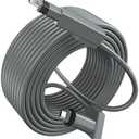 LUCMO Starlink Cable 75FT / 23M for Starlink Actuated Gen 2 Rectangular Satellite V2, Replacement Extension Cable Waterproof (75FT / 23M), Grey