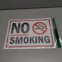 SmartSign No Smoking Sign with Symbol, 10 x 14 inch Screen Printed, 40 mil Laminated Rustproof Aluminum Metal for Indoor, Outdoor, Made in USA