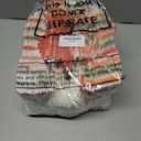 TaoBary 100 Pcs Paper Fall Gift Bags Bulk with Handle Colorful Stripe Wave Polka Dot Treat Goodie Candy Bags for Fall Autumn Thanksgiving Party Favor Supplies